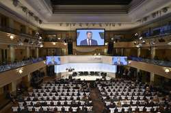 Петро Порошенко на конференції з безпеки у Мюнхені, 16 лютого 2018 року 