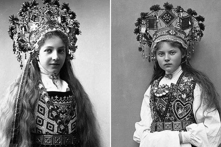Казкові вбрання норвезьких наречених 1870-1920-х років. Фотогалерея