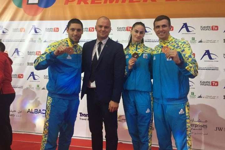 Українські каратисти здобули три медалі на турнірі в Дубаї