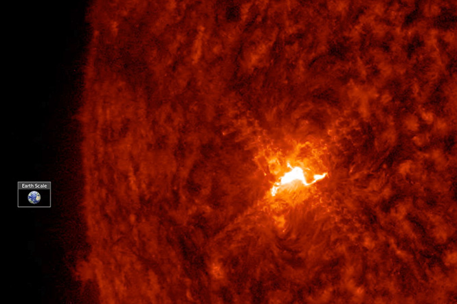 У NASA відзняли новий спалах на Сонці 