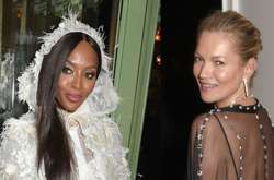 Наоми Кэмпбелл и Кейт Мосс