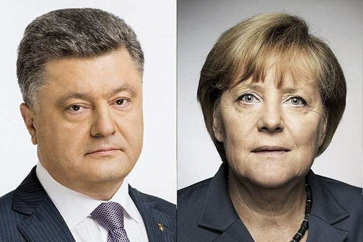 У річницю вбивств на Майдані Порошенко поговорив з Меркель