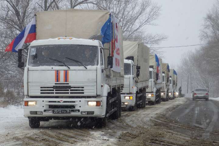 Росія відправила на Донбас 74-й «гумконвой»