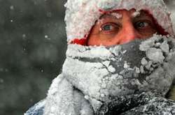  Через люті морози і Україні оголосили штормове попередження 