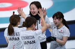 Збірна Японії з керлінгу. Фото: AFP