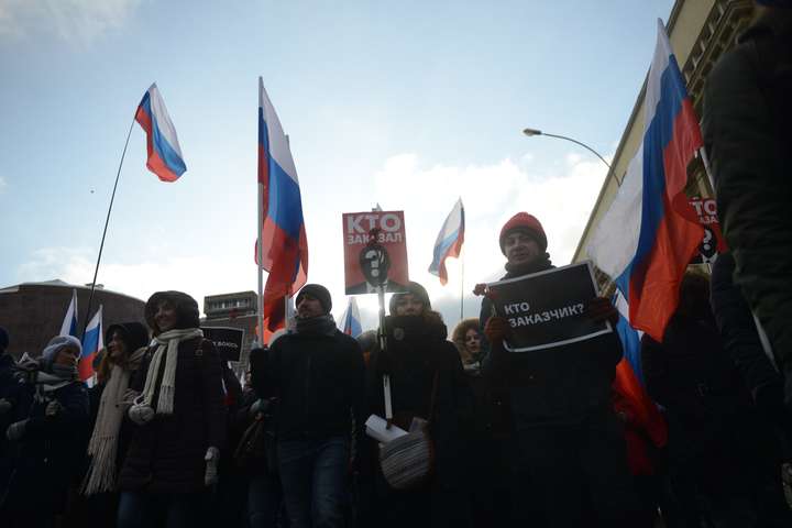 У Москві відбулася хода пам’яті Нємцова