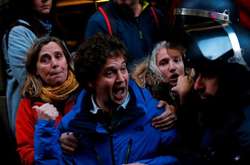 Фото з місця протестів