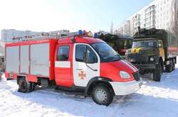 Рятувальні машини на місці аварії