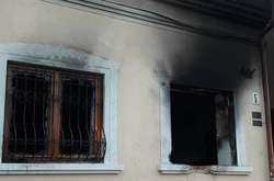 В Ужгороді знову горів офіс спілки угорців  