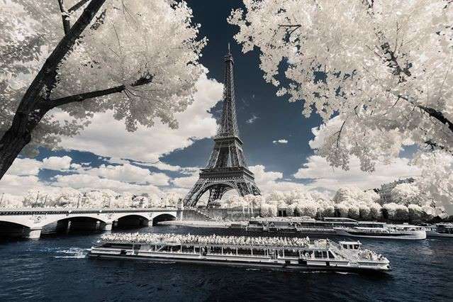 Париж, яким ви ще його не бачили. Фото столиці Франції в інфрачервоному діапазоні