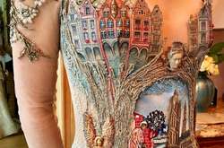  Платье в стиле «старый город» 