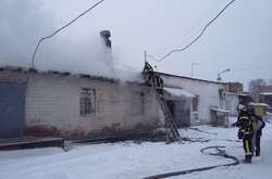 Ліквідація пожежі у складських приміщеннях