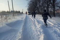 Снегопады в Украине: без света остались восемь областей