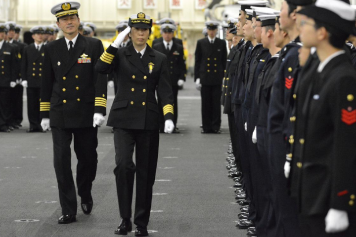 Японія вперше в історії країни призначила керувати військовими кораблями жінку