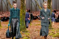 Chanel провел необычный показ новой коллекции в атмосфере леса