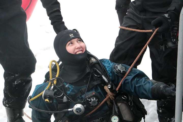 У лавах київських рятувальників з’явилася перша дівчина-водолаз