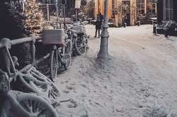 Засніжений Амстердам