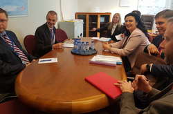 Іванна Климпуш-Цинцадзе на зустрічі з Антоніо Міссіролі