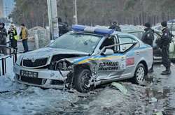 У столиці п'яний водій врізався в поліцейську автівку - правоохоронці у реанімації