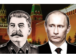 Йосип Сталін та Володимир Путін