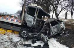 Резонансное ДТП с пожаром на Днепропетровщине: стали известны подробности 