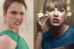 Тейлор Свифт и героиня рекламы Kenzo