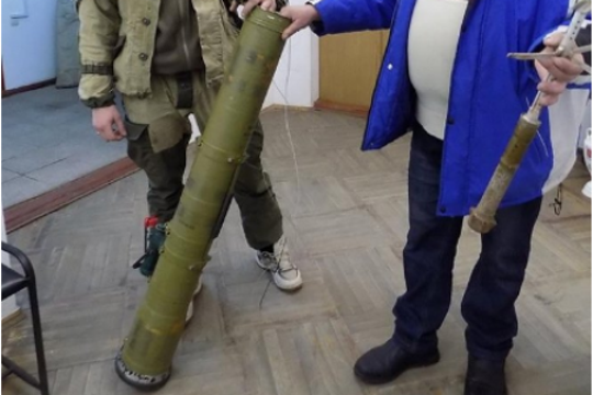 У музей Козятина привезли ракету зі Світлодарської дуги