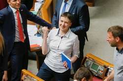 Нардеп Надія Савченко у Верховній Раді