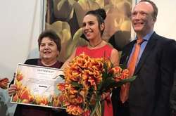 Джамала и тюльпаны