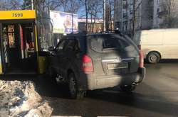 ДТП на перетині Повітрофлотського проспекту та вулиці Курської