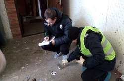 Місце вибуху у будинку на Оболоні