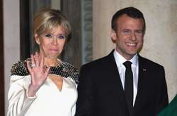  Первая леди Бриджит Макрон и президент Франции 