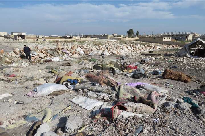 Російська авіація розбомбила табір біженців в сирійському Ідлібі - ЗМІ