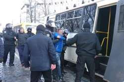 Сутички біля Кабміну: в поліцію забрали сімох протестувальників