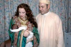 Король Морокко Мухаммед VI и принцесса Лалла Сальма