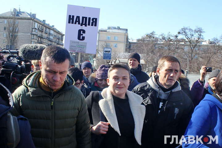 Савченко прийшла в СБУ для складання протоколу затримання