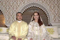 Король Марокко Мухаммед VI з дружиною