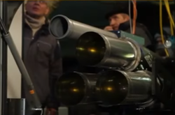 Російська пропаганда показала бойовий лазер, зроблений з каналізаційних труб