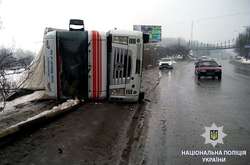 На Харьковщине столкнулись семь автомобилей (фото)