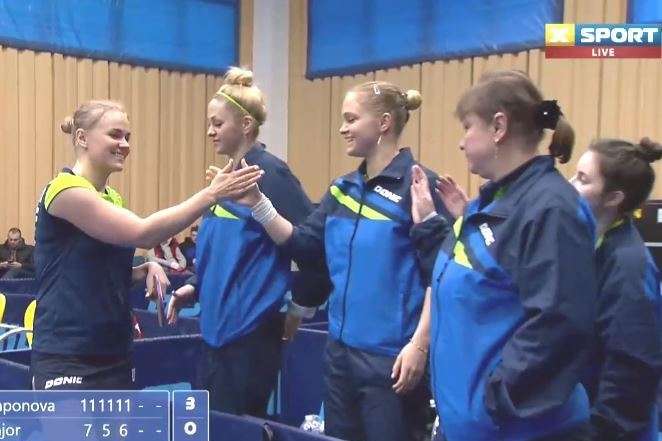 Збірна України з настільного тенісу здобула перемогу над Польщею у відборі на чемпіонат Європи