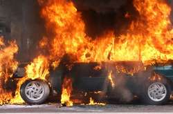 За добу у столиці згоріли два автомобілі