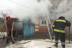 Ліквідація пожежі у гаражі