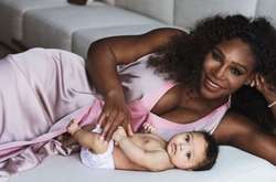 Серена Уильмс с дочерью