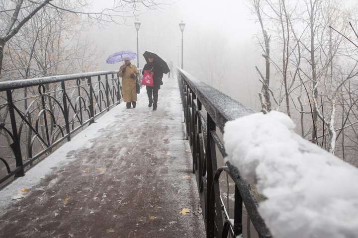 Синоптики прогнозують 30 березня у Києві мокрий сніг з дощем