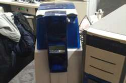 Вилучене обладнання для виготовлення пластикових карток