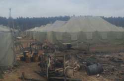 На Чернігівщині горіла військова частина: опіки отримав солдат-контрактник 