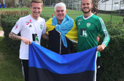 Юрій Ткачук та Роман Дебелко. Фото: ФК Левадія