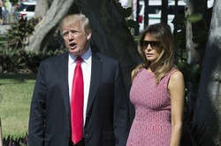 Дональд Трамп с супругой Меланией