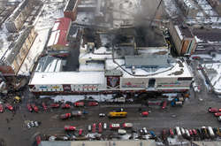 Місце пожежі у Кемерові