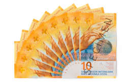 Банкноты 10 швейцарских франков